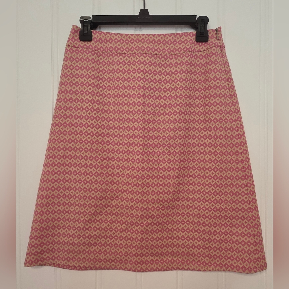 Vintage Genny Way Italy Wool Skirt | 80s Glam | Pastel Luxe | Old Money Sz Small
